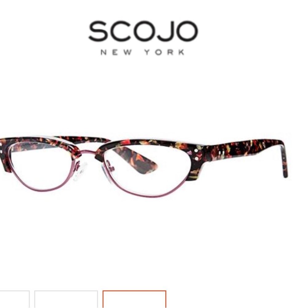Scojo New York Readers Mrs. Barclay Street Eyeglasses handmade 1.25